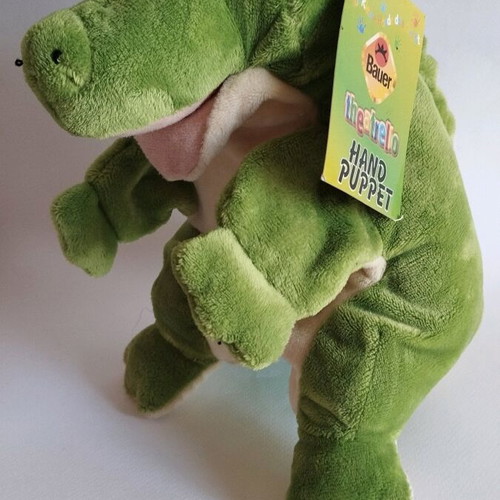 Hand puppet crocodile 30 cm new