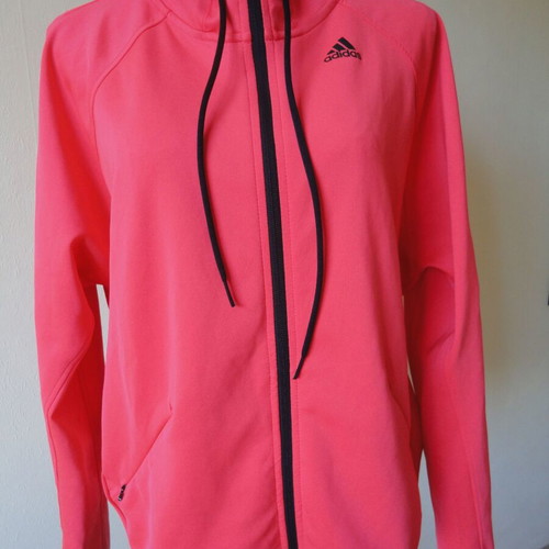 Adidas women's hoodie size L like new, pink