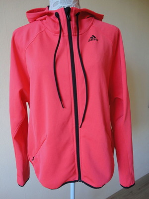 Adidas women's hoodie size L like new, pink