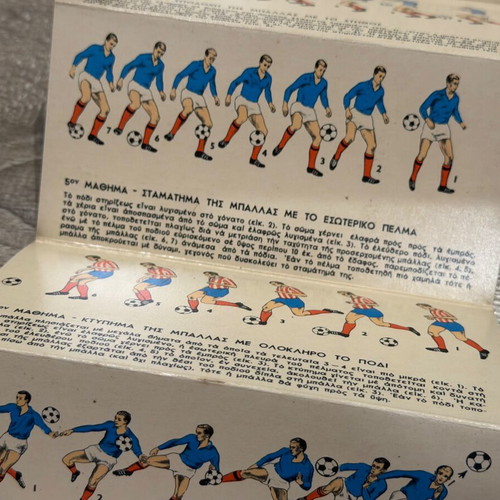 Vintage Podosfairon Athlokinitiki booklet like new