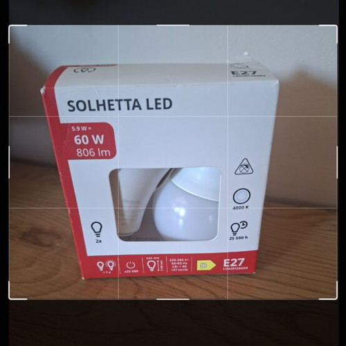 Ikea Solhetta LED light bulbs, warm light, new with tags