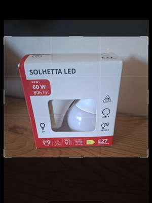 Ikea Solhetta LED light bulbs, warm light, new with tags