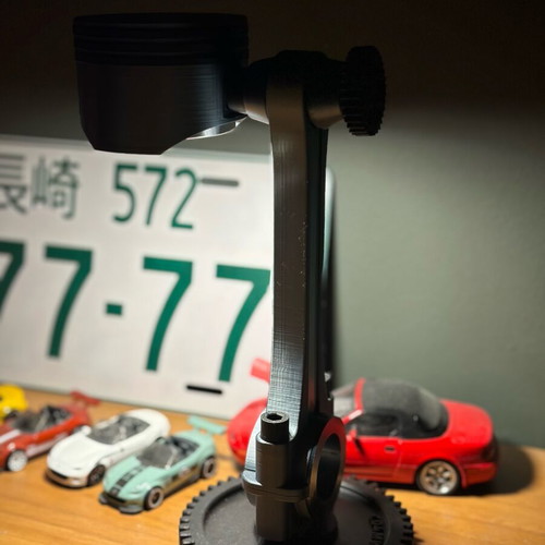 Piston lamp new with tilt for desk
