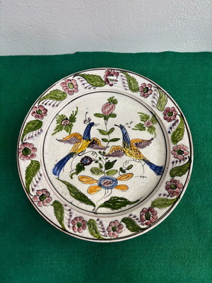Ceramic plate from Skyros used, 30cm