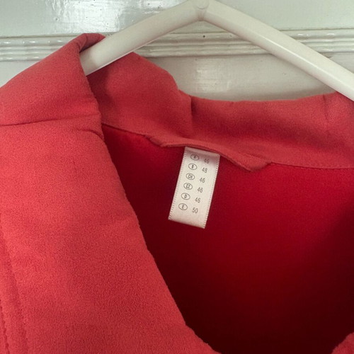 Red outerwear size 46 like new