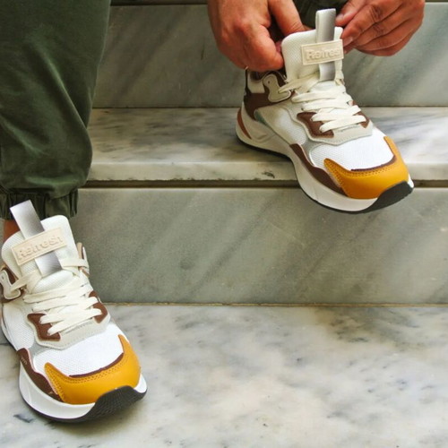 Refresh Anatomical Walking Shoes New White with Memory Foam