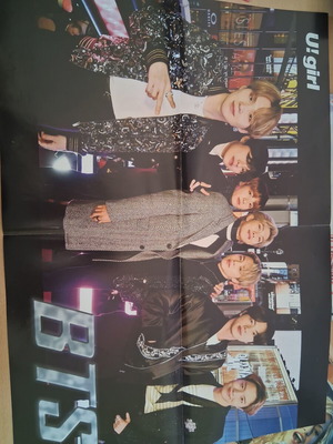 Justin Bieber / BTS giant poster, new