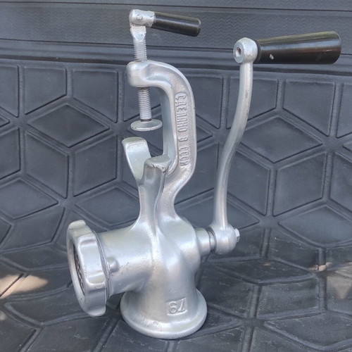 USSR Russian manual meat grinder vintage