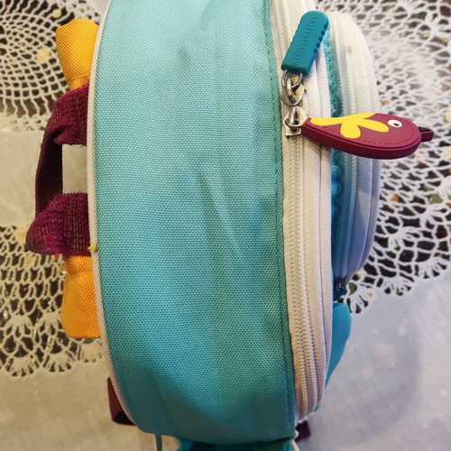 Marcus and Marcus Blue Insulated Elephant Backpack used for Kindergarten