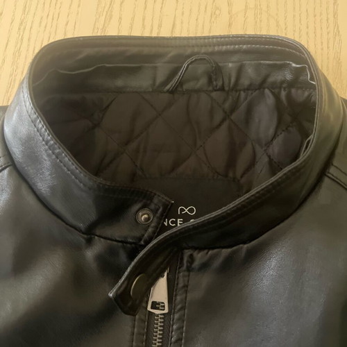 Prince Oliver leather jacket used with removable hood, size L