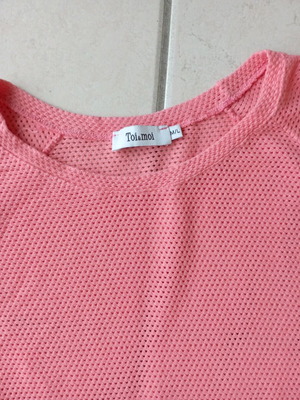 Toi&Moi top like new, M/L, coral color
