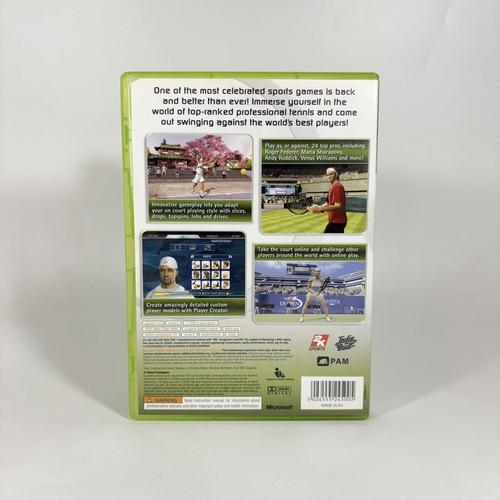 Top Spin 2 Xbox 360 game like new, complete with manual