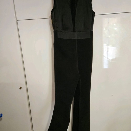 Mind Matter one-piece jumpsuit size L like new, black with mesh detail