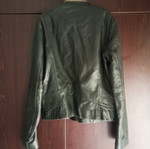 Black women's leather jacket used, small