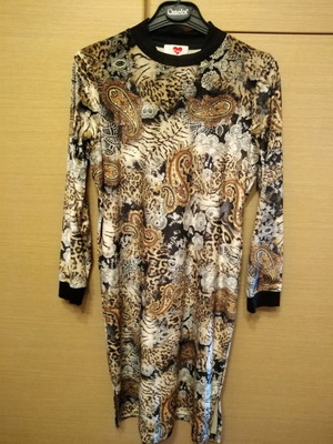 Midi dress straight cut like new, soft velvet texture