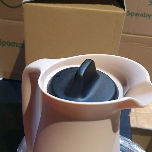 Set with a 1-liter thermal pitcher + insert filter for tea! !Tupperware