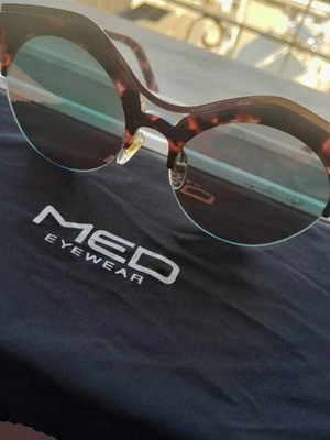 Med glasses new, black