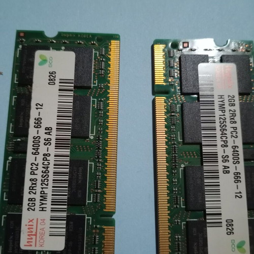 RAM memory and internal HDD hard drives used