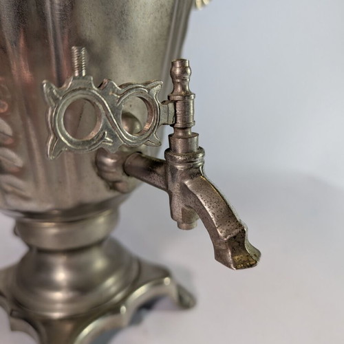 Electric samovar used, height 37cm