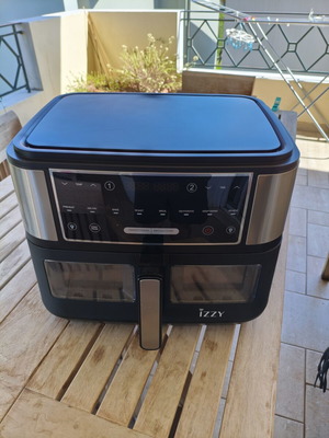 Air Fryer Izzy διπλό καλάθι smart finish match cook σαν καινούργιο