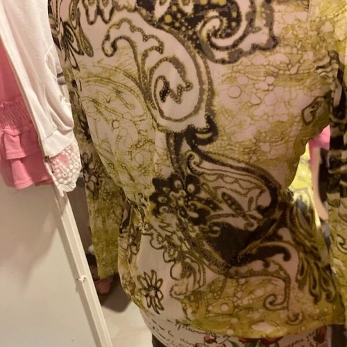 Fairycore shirt, size L, brown and green