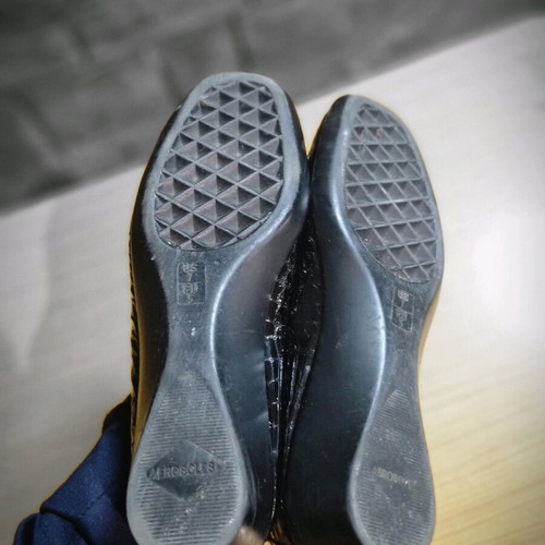 Aerosoles leather espadrilles No. 38 used, black