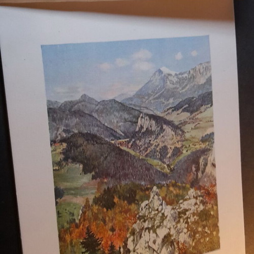 Höhenkurort Semmering Art Album used, 12 original prints from 1924