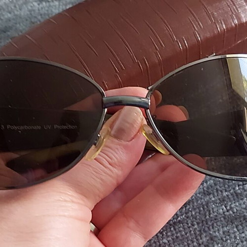 Bluepoint women's panoramic sunglasses 5085-02 like new, brown