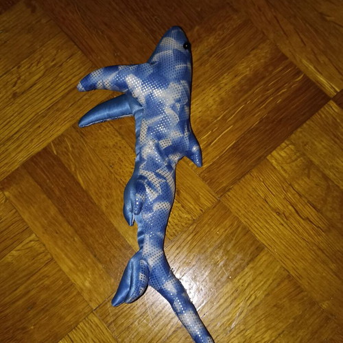 Decorative shark with sand inside