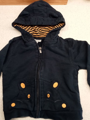 Φούτερ Fagottino με κουκούλα και φερμουάρ, 18/24 μηνών, σαν καινούργιο