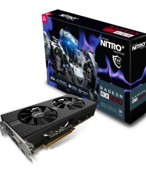 Sapphire Radeon RX 580 8GB GDDR5 Nitro+ used with all accessories