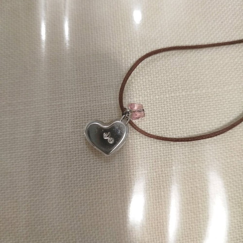 Swarovski heart necklace like new