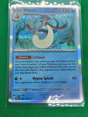 Milotic Pokemon TCG card Paradox Rift 036/182 holo new