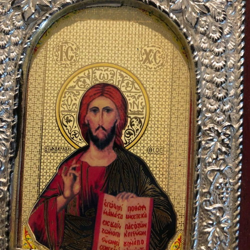 Christian Orthodox icons used, pack of 5 pieces