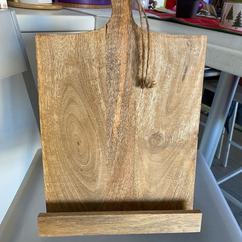 Wooden book and tablet stand like new