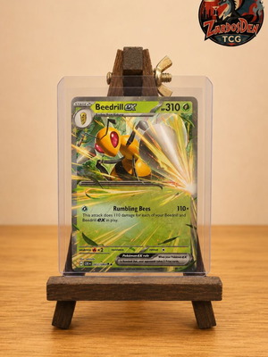Beedrill ex Rare Pokémon TCG Mega Evolution Chaos Rising card like new