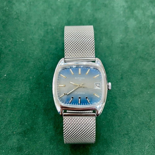 Bifora 115 Vintage Winding Watch like new with Daniel Wellington Bracelet