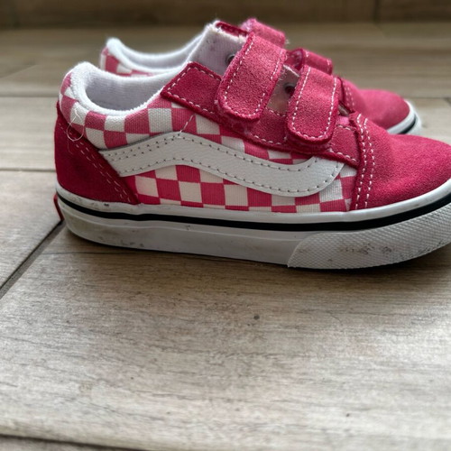 Vans Old Skool kids sneakers size 23 pink like new