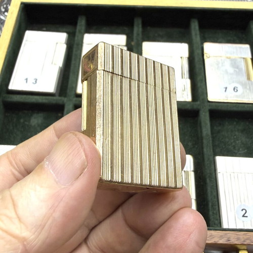 DuPont N10 gold lighter used, vintage
