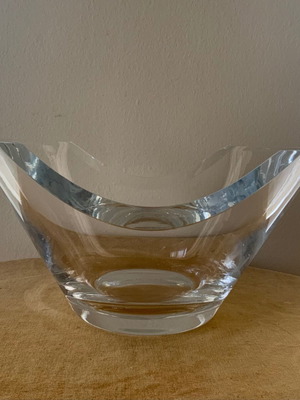 Bohemian Crystal Decorative Bowl used with small chips