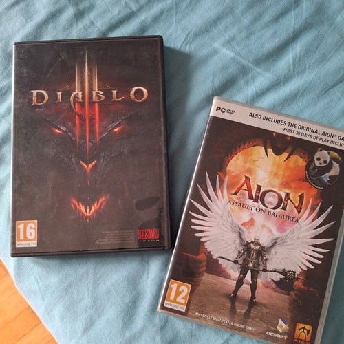 PC Game Bundle like new with Diablo, Aion Assault On Balaurea and Lineage 2