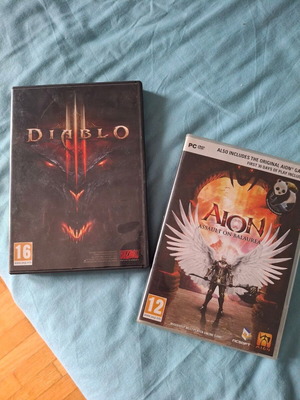 PC Game Bundle like new with Diablo, Aion Assault On Balaurea and Lineage 2