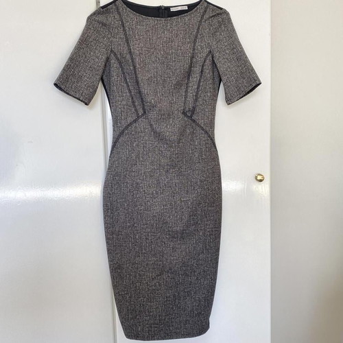 Zara pencil dress new, grey, size S