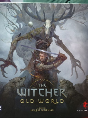 The Witcher Old World board game with Mages Expansion and metal coins