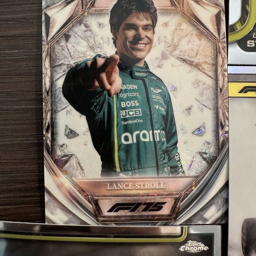 Topps Chrome Formula 1 2025 Lance Stroll Aston Martin Pack 6 Cards New