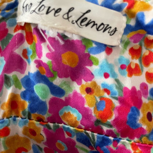 For Love & Lemons Strapless Short Dress Multicolor Like New