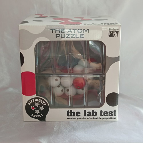 The Atom Puzzle wooden educational toy used
