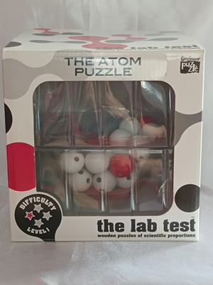 The Atom Puzzle wooden educational toy used