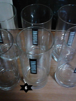 Wyborowa Glasses for Vodka or Soft Drinks Set of 6 New