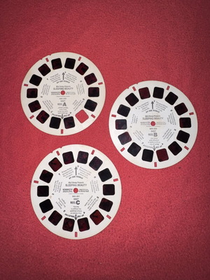 View Master The Sleeping Beauty reels used, set of 3, 1959